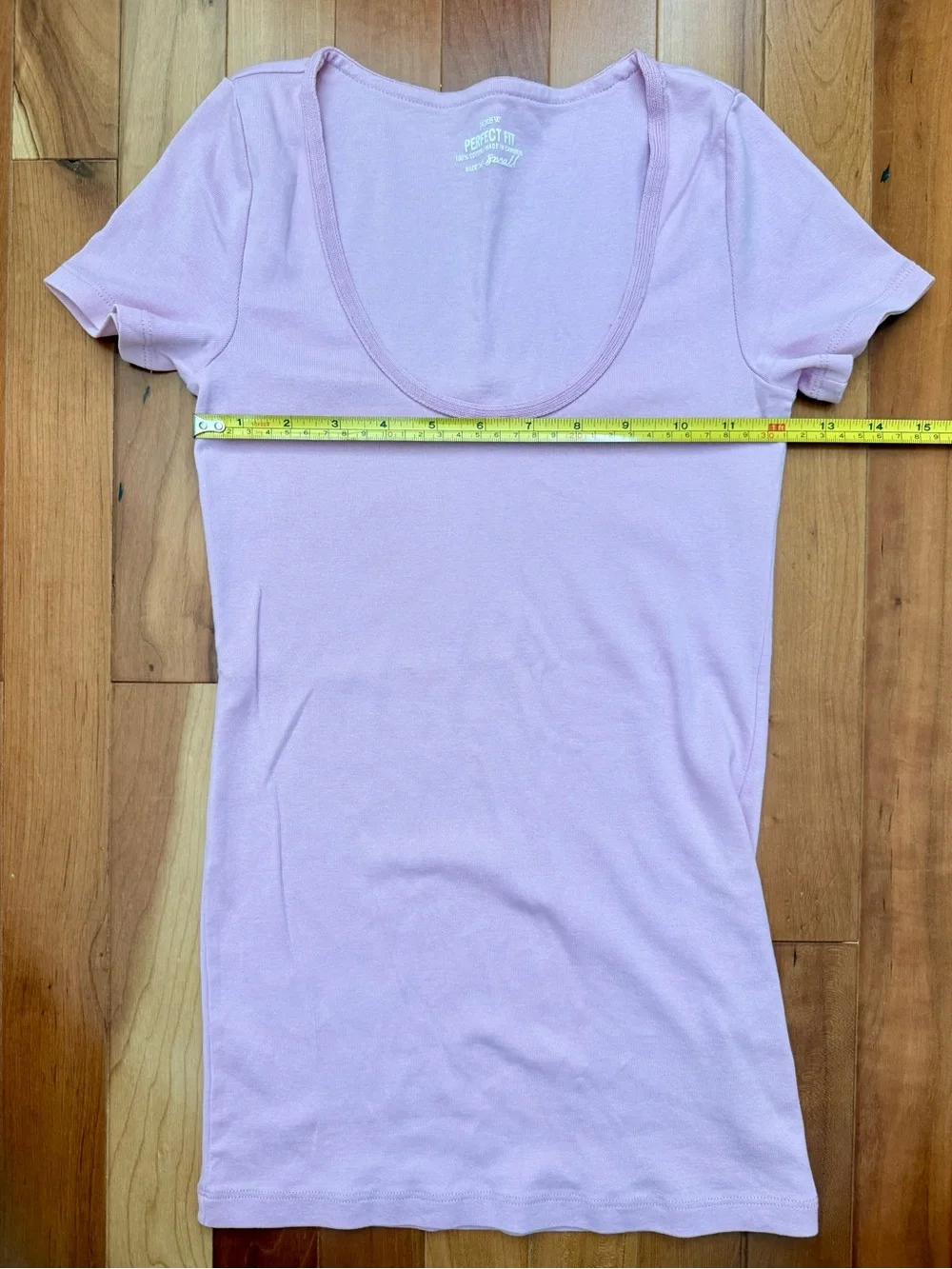 J. Crew Pink Scoop Neck Short Sleeve Tee